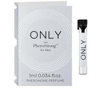 PheroStrong ONLY for Men 1 ml - Perfume de Feromonas Sexuales Extra Fuerte Para Hombre para Atraer a la Mujer colonia de larga duración - Feromonas para hombre atraer mujeres - Fragancias Tamaño Viaje