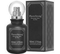 PheroStrong Show for Men Eau de Parfum con feromonas, fragancia aromática con lavanda, menta, vainilla, haba tonka y tabaco, 50 ml