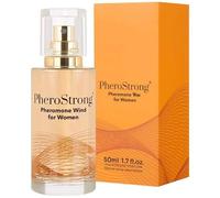 PheroStrong Wind for Women Eau de Parfum con feromonas, fragancia floral afrutada con maracuyá, melocotón, lirio de los valles y vainilla, 50 ml