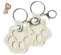 PHFDQKG Llavero con forma de pata de mascota, ideal como recuerdo. Ideal para bolsos, carteras y colgantes de pata.