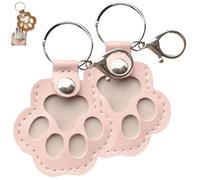 PHFDQKG Llavero con forma de pata de mascota, ideal como recuerdo. Ideal para bolsos, carteras y colgantes de pata.