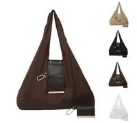 PHFDQKG Tragetasche mit Schlüsselanhänger, Mini-Falttasche, erweiterbar und faltbar, mit Schlüsselring, tragbare Einkaufstasche mit großem Fassungsvermögen für den Alltag