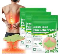 PHFTRCEW Flexiback Lumbar Pain Relief Patches, Natural Back Pain Patches, Heat Plasters for The Lumbar Spine, Long-Lasting Relief (36pcs/3box)