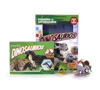 Phidal Dinosaurios Pequeños Exploradores - Libros de actividades para niños, 22 páginas para descubrir datos curiosos, 4 figuras