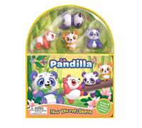 Phidal La Pandilla Mini Diverti-Libros - Libros de actividades para niños, cuento de 12 páginas, 4 figuras, 1 escenario de juego