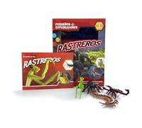 Phidal Rastreros Pequeños Exploradores - Libros de actividades para niños, 22 páginas para descubrir datos curiosos, 4 figuras