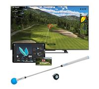 PHIGOLF Phigolf2 - Simulador de Golf con Palo retráctil para Uso en Interiores y Exteriores, Entrenador de Swing de Golf con Sensor de Movimiento y análisis de Swing 3D, aplicación Compatible con E6