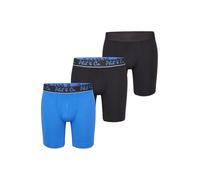 Phil & Co. Berlin Calzoncillo boxer ' Jersey Long Boxer ' azul / negro M azul / negro