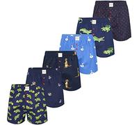 Phil & Co. Berlin Webboxer - Calzoncillos tipo bóxer americano para hombre, 6 unidades, XL