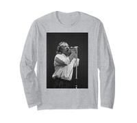 Phil Collins de la Gira Mundial Invisible Touch de Genesis Live Manga Larga