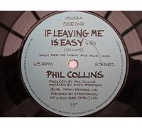 Phil Collins - Phil Collins If Leaving Me Is Easy 7" Virgin VS423 EX 1981