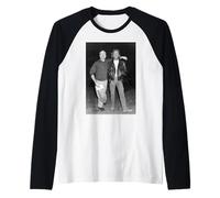 Phil Collins y Eric Clapton Antes del Concierto del Royal Albert Hall Camiseta Manga Raglan