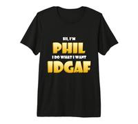 Phil Costume Idgaf Funny Meme Phil Halloween Costume Philips Camiseta Premium