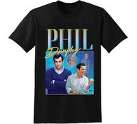 Phil Dunphy Homage T-Shirt tee Funny TV Show Retro 90's Vintage tee Unisex tee Black Men's
