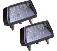 phil trade 2 lámparas de iluminación para matrícula, luz universal para remolques, tráilers, turismos, autorización StVO de 12 V