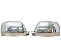 phil trade Tapas de espejo cromado Acero inoxidable compatible para Touareg 7L 2002 10.2006 prefacelift
