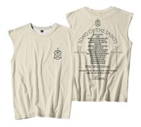 Phil Wickham Song of The Saints Album Merch - Camiseta sin mangas, camiseta sin mangas, chaleco de puerto, unisex, casual, ropa deportiva al aire libre, beige, 3XL