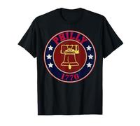 Philadelphia Liberty Bell Independence Hall Filadelfia 1776 Camiseta