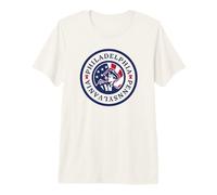Philadelphia Patriotic American Flag 4 of July Fourth USA Camiseta Premium