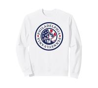Philadelphia Patriotic American Flag 4 of July Fourth USA Sudadera