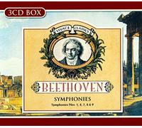 BEETHOVEN: Symphonies 1,2,7, 8 & 9 [CD de audio] Philarmonia Orchestra, London Philarmonic, Radio Symphony Orchestra Ljubljana,