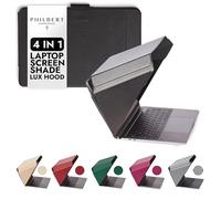 Philbert Design - Parasol y Capucha Lux de privacidad, Universal para portátiles de 12 a 13 a 14 Pulgadas, Color Negro, Materiales ecológicos, reducción de deslumbramiento, Resistente al Calor,