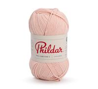 Phildar Phil Cabotine 3 - Ovillo de lana para tejer (55% acrílico), 45% algodón, aguja n.º 3, color piel