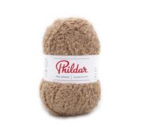 Phildar Phil - Ovillo de lana suave para ganchillo y tejer - 100% poliéster - Aguja nº 5 - Color blanco