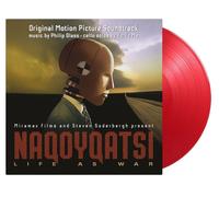 Philip Glass ft Yo Yo Ma - Naqoyqatsi (Gatefold sleeve) [180 gm 2LP Red Coloured Vinyl] [Vinilo]