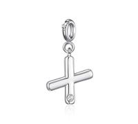 Philip Jones Abalorio con inicial X creado con cristales de Zircondia