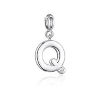 Philip Jones Abalorio inicial Q creado con cristales de Zircondia