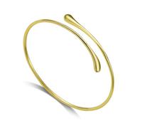 Philip Jones Brazalete de lágrima chapado en oro