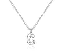 Philip Jones Collar de plata de ley con letra G para niños