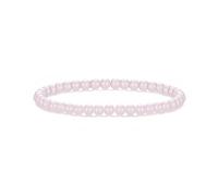 Philip Jones Pulsera elástica de cuarzo rosa con piedras preciosas, talla única, Cuarzo rosa, cuarzo rosa