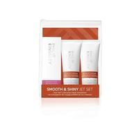 Philip Kingsley | Set de viaje para el cuidado del cabello suave y brillante | Incluye champú y acondicionador humectante Re y elastizante | Hidrata el cabello áspero, ondulado y encrespado | 3 x 75ml