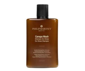 Philip Martin's Canapa Wash 320 Ml. Champú antiestrés indicado para restaurar la vitalidad, suavidad y sedosidad naturales del cabello.
