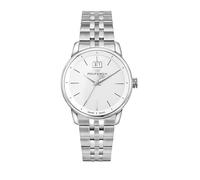 Philip Watch Reloj Hombre, Analógico,Hora, Fecha, 40 mm, Colección Anniversary, Minimalista - R8253150016