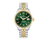 Philip Watch Reloj para Hombre, Analógico, Cuarzo, Hora y Fecha, Brazalete de Acero, Colección Caraibe - R8253597111