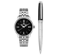 Philip Watch Special Pack Reloj y Bolígrafo Hombre, Hora y Fecha, Analógico, Resistente al Agua, Colección Aniversario - R8253150043