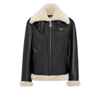 Philipp Plein - Abrigo de aviador de piel ecológica - Jackets - Mujer - Negro - S -