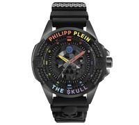 Philipp Plein Reloj para Hombre Cuarzo Analógico $ Kull Negro PWAAA0621 Silicona