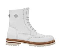 Philipp Plein - Botas Nubuck Mid Flat Hexagon - Shoes - Hombre - Blanco - 40 EU -