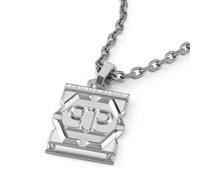 Philipp Plein Cadena para hombre de acero inoxidable con colgante HEXAGON TACTICAL BUCKLE