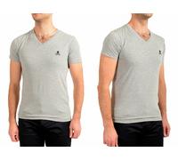 Philipp Plein Calavera Algodón Stretch Logo Camiseta Cuello V Loungewear Top S