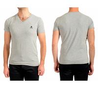 Philipp Plein Calavera Algodón Stretch Logo Camiseta Cuello V Loungewear Top XL