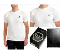 Philipp Plein Calavera Comodidad Stretch Camiseta Logo Ropa Interior Camisa