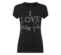 Philipp Plein - Camiseta Cuello Redondo - Tops - Mujer - Negro - XS -