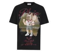 Philipp Plein - Camiseta de Cuello Redondo Bulldog Tennis Club - Tops - Hombre - Negro - L -