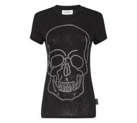 Philipp Plein - Camiseta de cuello redondo Pure Fit Skull - Tops - Mujer - Negro - L -