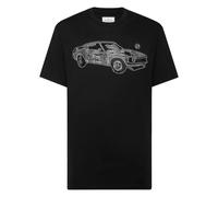 Philipp Plein - Camiseta de punto Jersey Cuello Redondo MC Strass Cars Racing - Tops - Hombre - Negro - M -